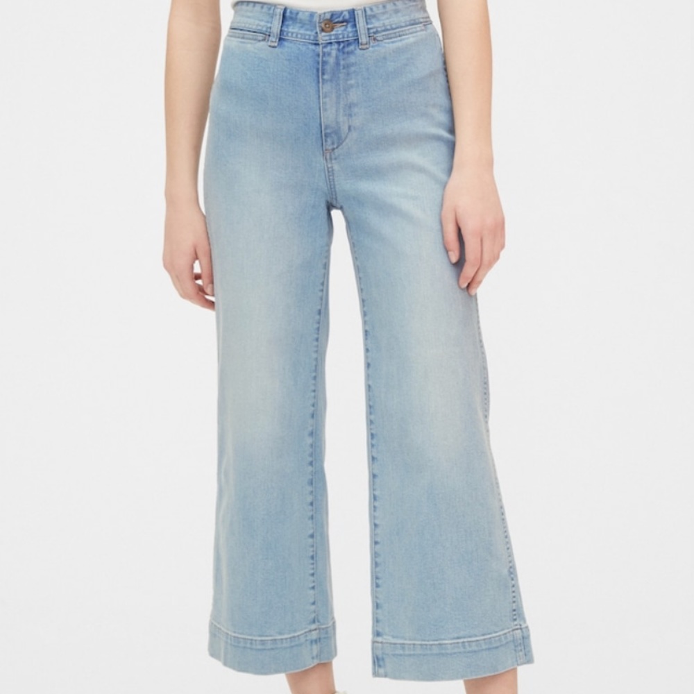 Gap High Rise Wide-leg Crop Pants 26P